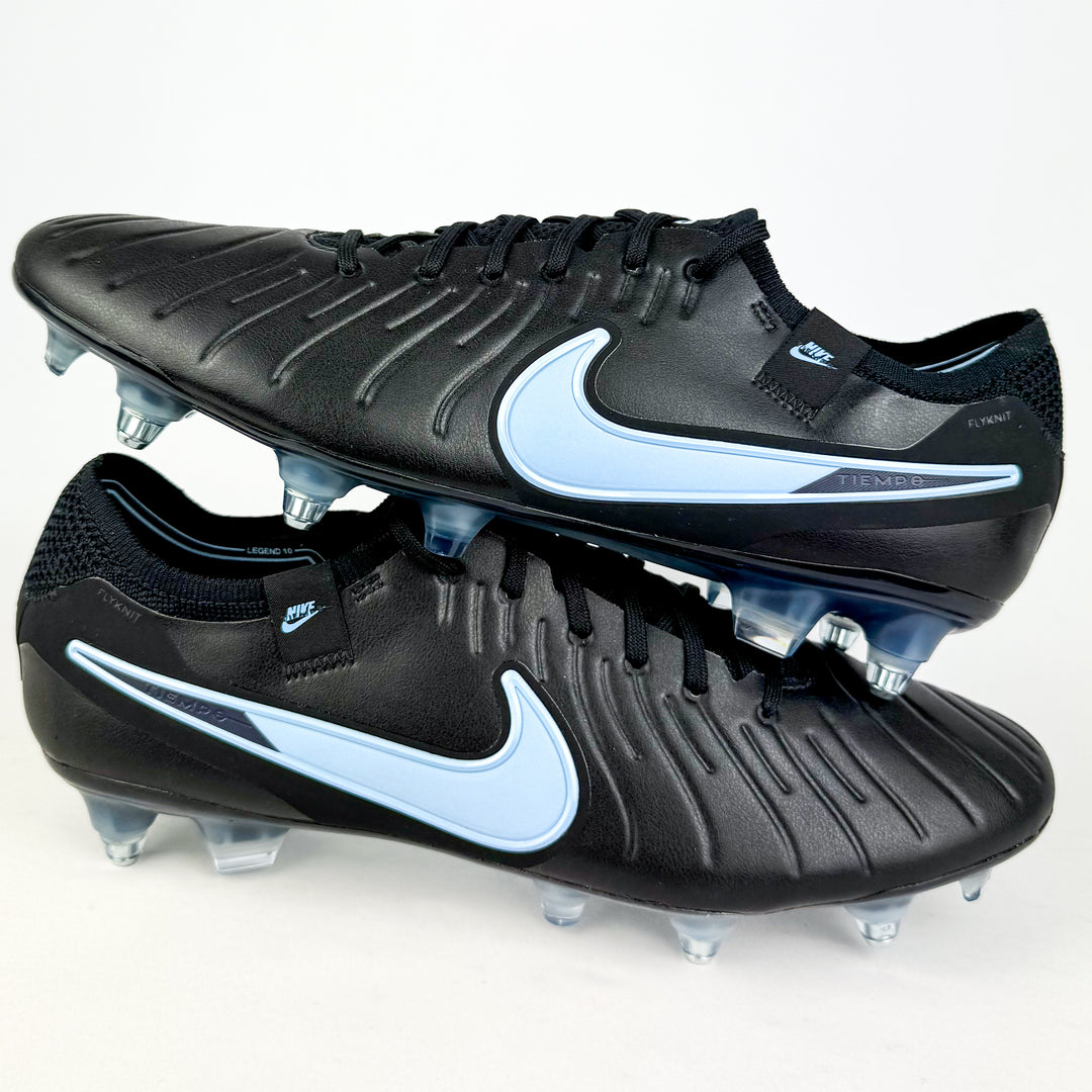 Nike Tiempo Legend 10 Elite AC SG-Pro  - Black/Ice Blue *Brand New*