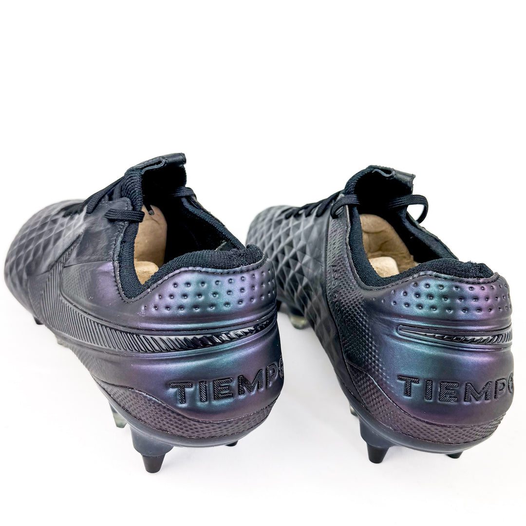 Nike Tiempo Legend VIII Elite Anti-Clog SG-Pro – Black/Kinetic Black *Brand New*