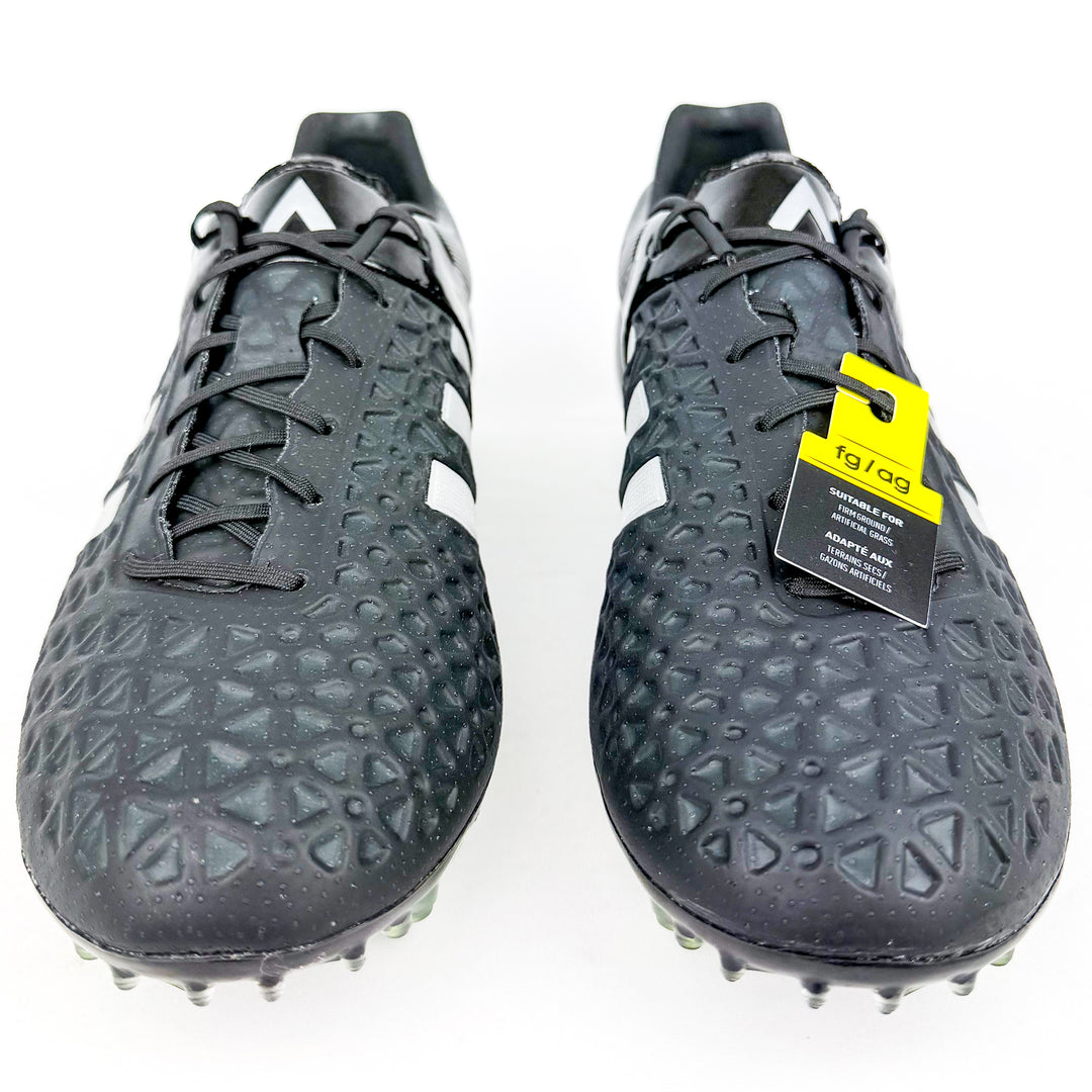 Adidas Ace 15.1 FG - Black/Silver Metallic/Solar Yellow *In Box*