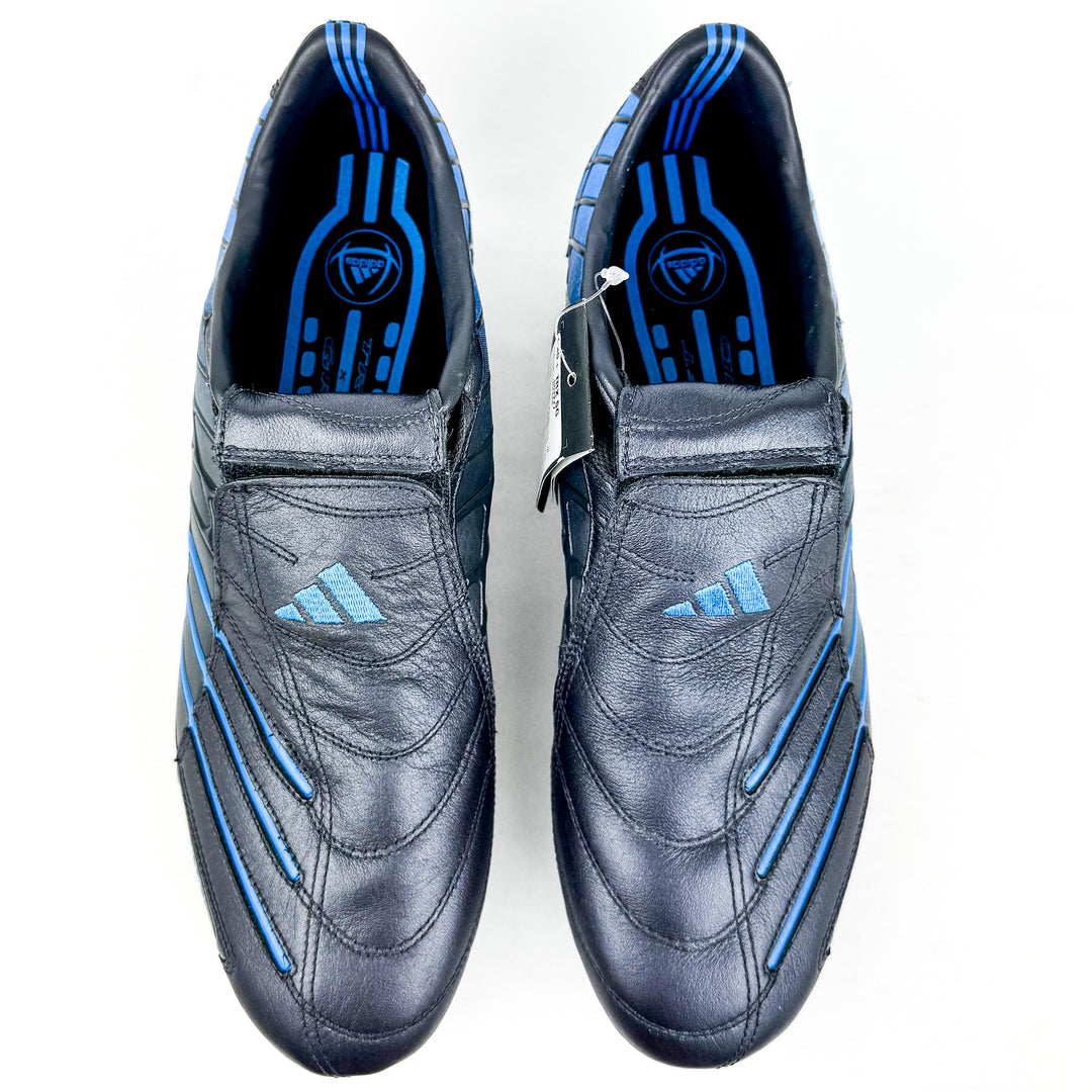Adidas F30+ Spider 2005 TRX SG - Black/Light Blue *Brand New*