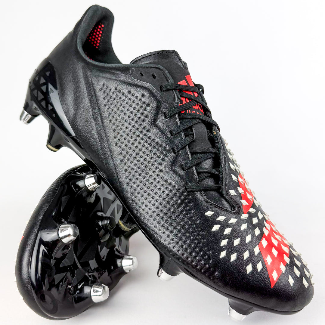 Adidas Predator Malice SG - Core Black/Solar Red/White *Brand New*