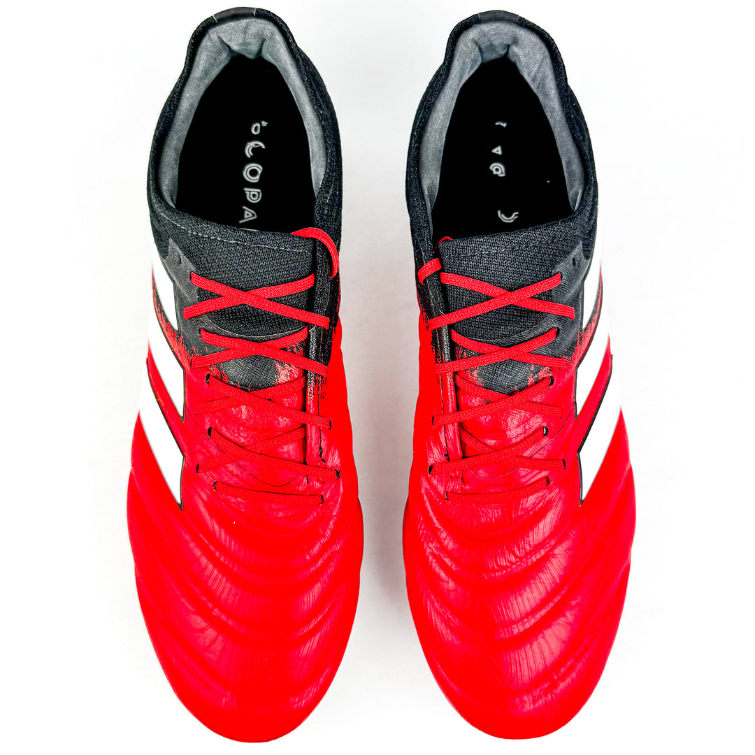 Adidas Copa 20.1 FG - Active Red/White/Core Black *Wore Once*