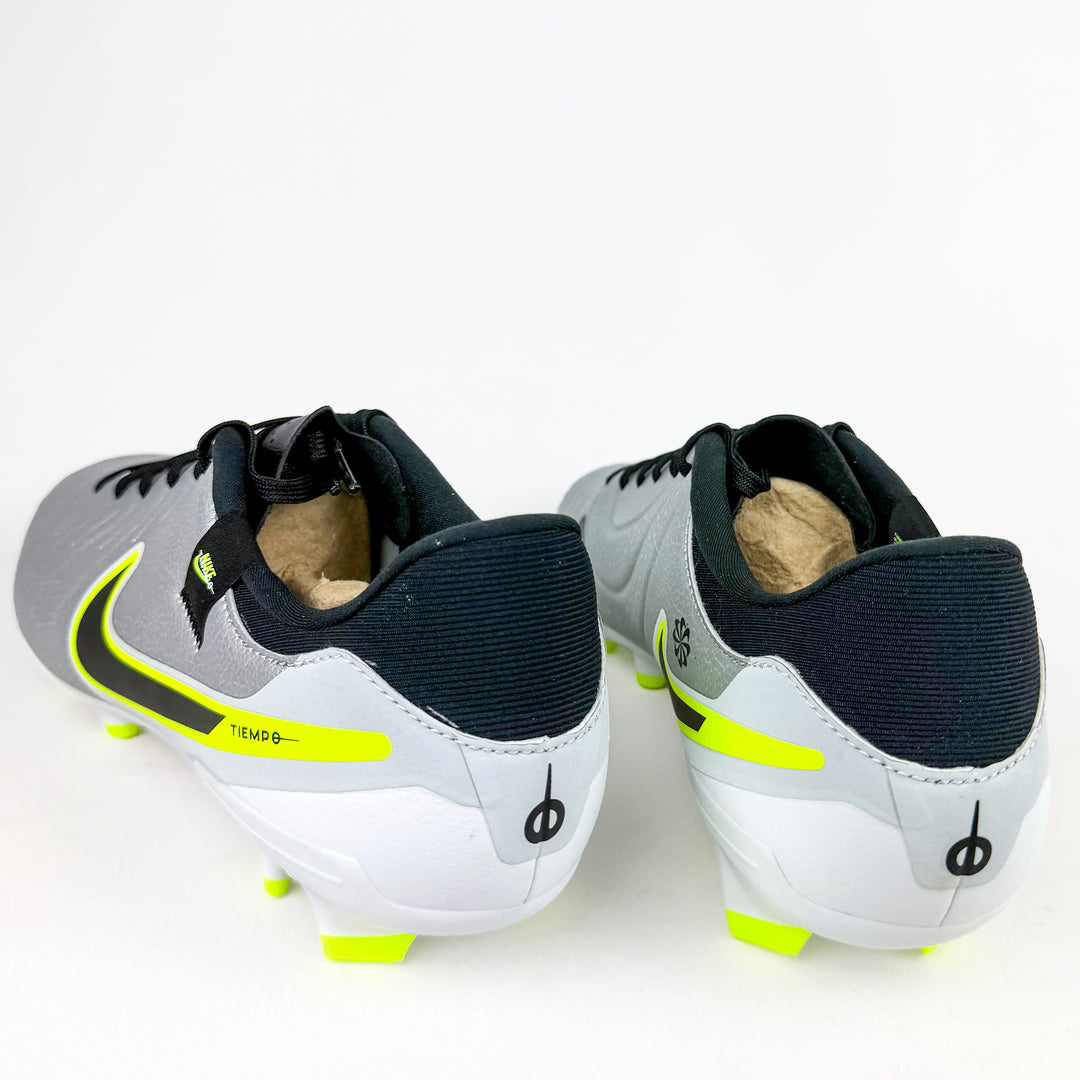 Nike Tiempo Legend 10 Academy FG - Metallic Silver/Black/Volt *In Box*