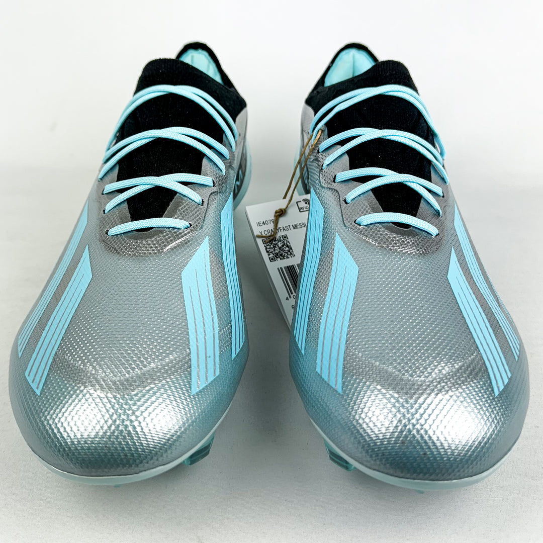 Adidas X Crazyfast .1 FG - Silver Metallic/Bliss Blue/Core Black *In Box*