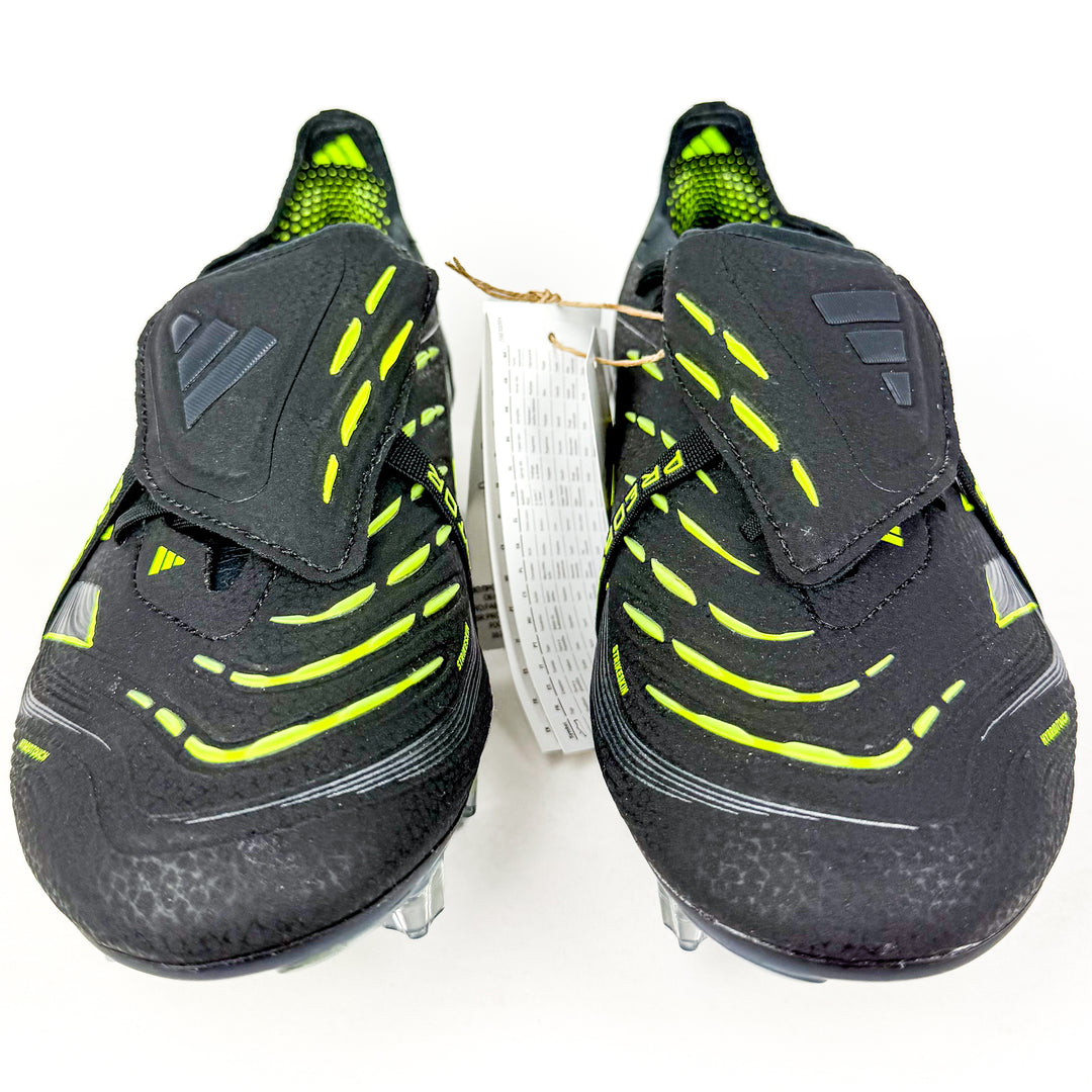 Adidas Predator Elite Tongue FT FG - Core Black/Carbon/Lucid Lemon *In Box*