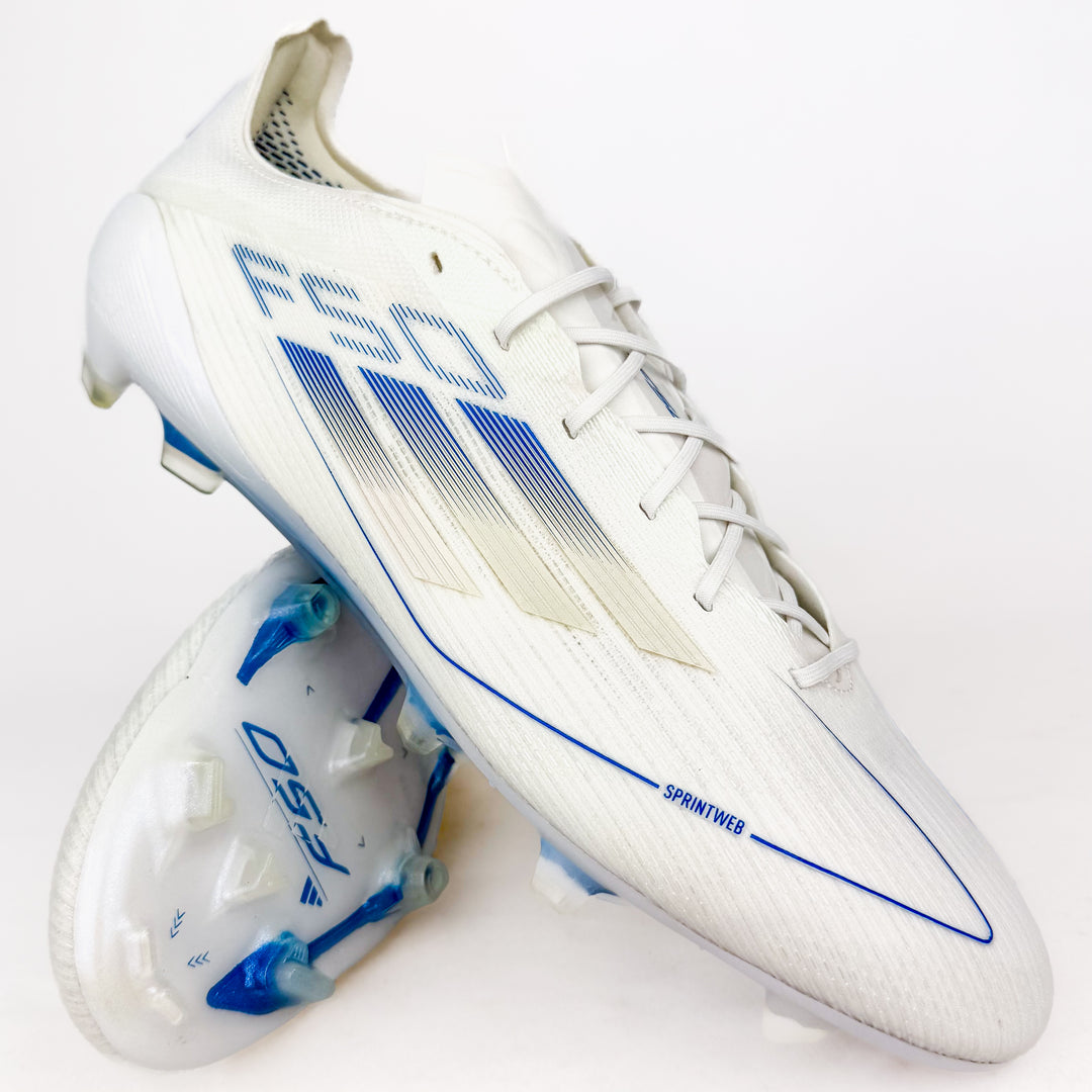Adidas F50 Elite FG - White/Silver Metallic/Bright Royal *In Box*