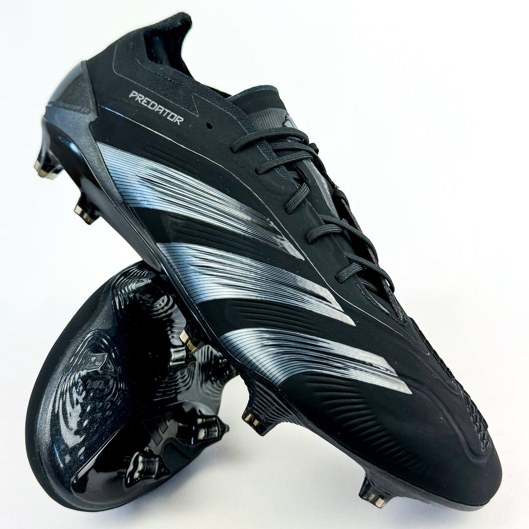 Adidas Predator Elite FG - Core Black/Carbon *Brand New*