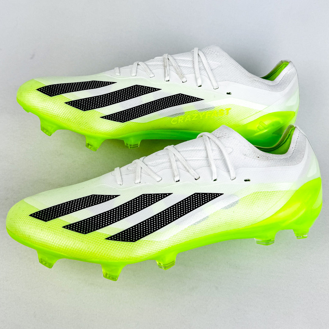 Adidas X Crazyfast .1 FG - White/Lucid Lemon/Core Black *Brand New*
