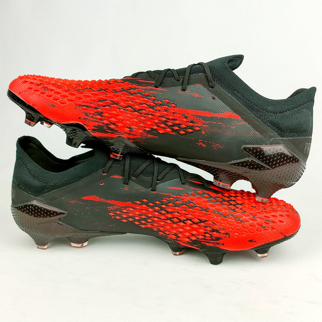 Adidas Predator 20.1 Mutator Low FG - Black/Active Red/White *Brand New*