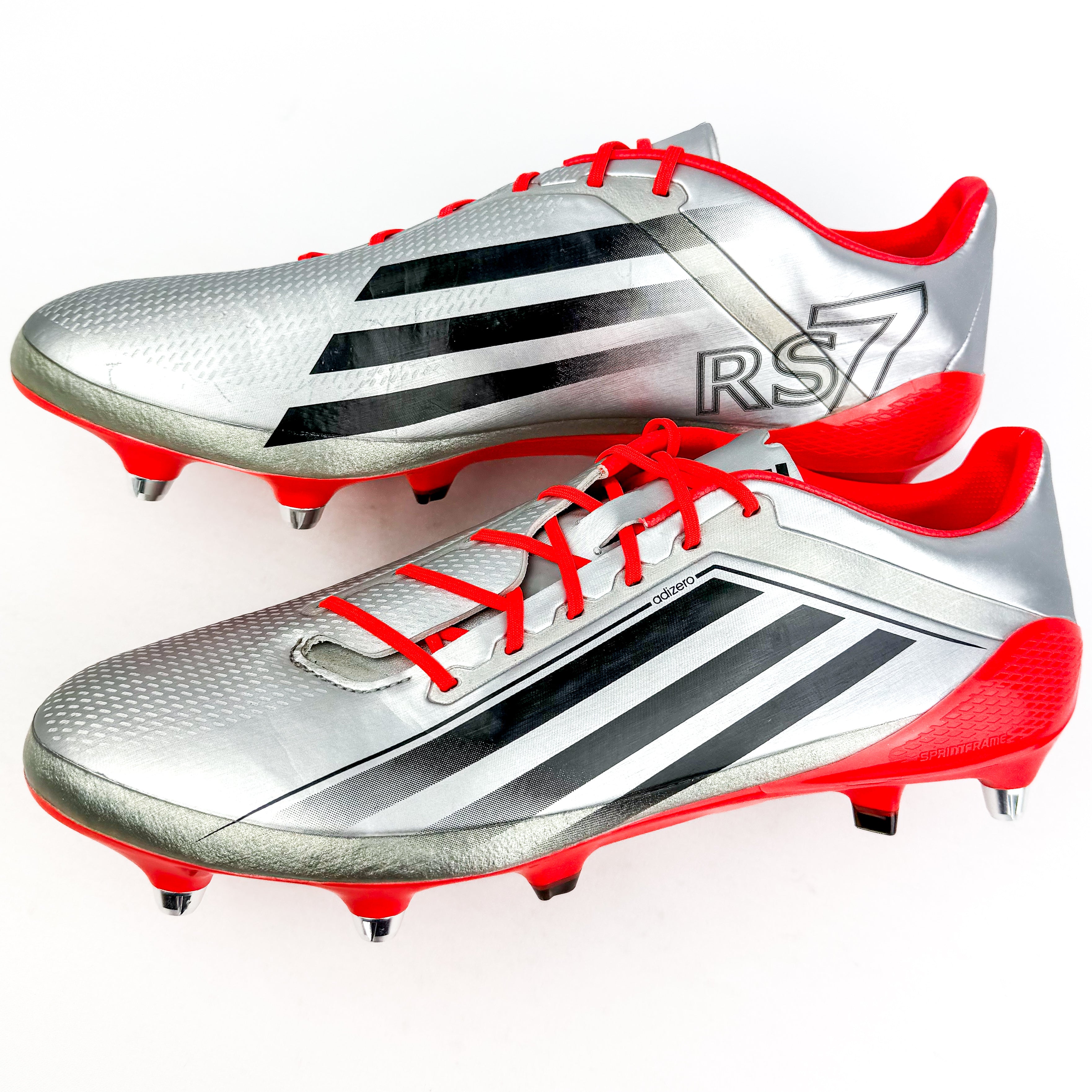 Adidas Adizero RS7 4.0 Pro SG - Silver Metallic/Core Black/Solar