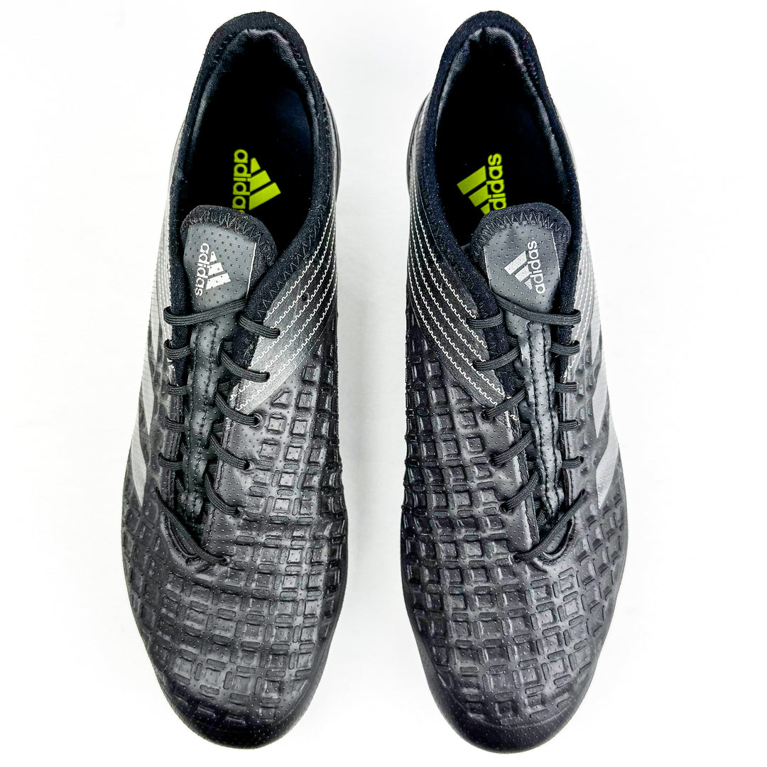 Adidas Predator Malice Control SG - Core Black/Utility Black/Silver Metallic *Wore Once*