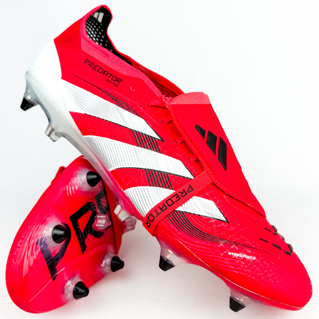 Adidas Predator Elite Tongue FT SG - Lucid Red/White/Core Black *In Box*