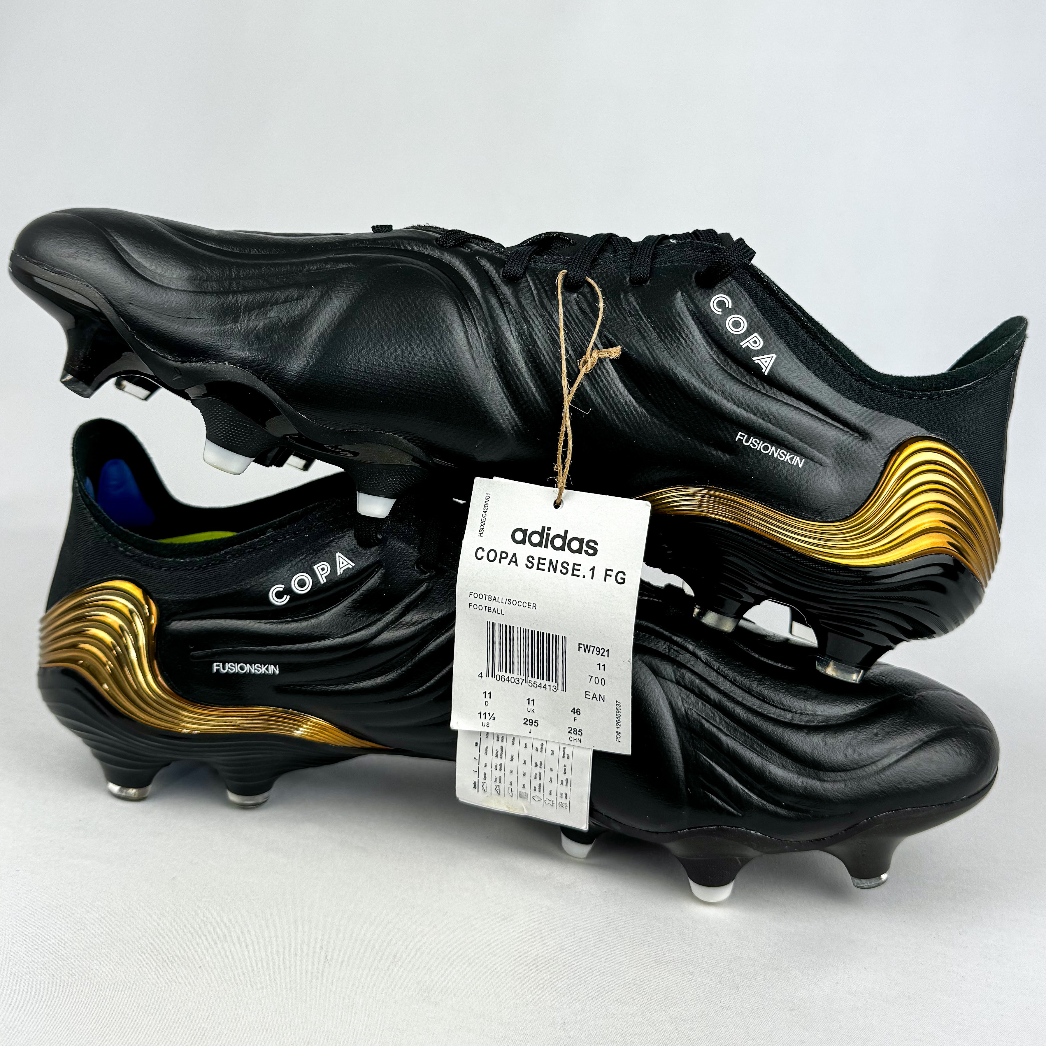 Adidas copa black and gold online