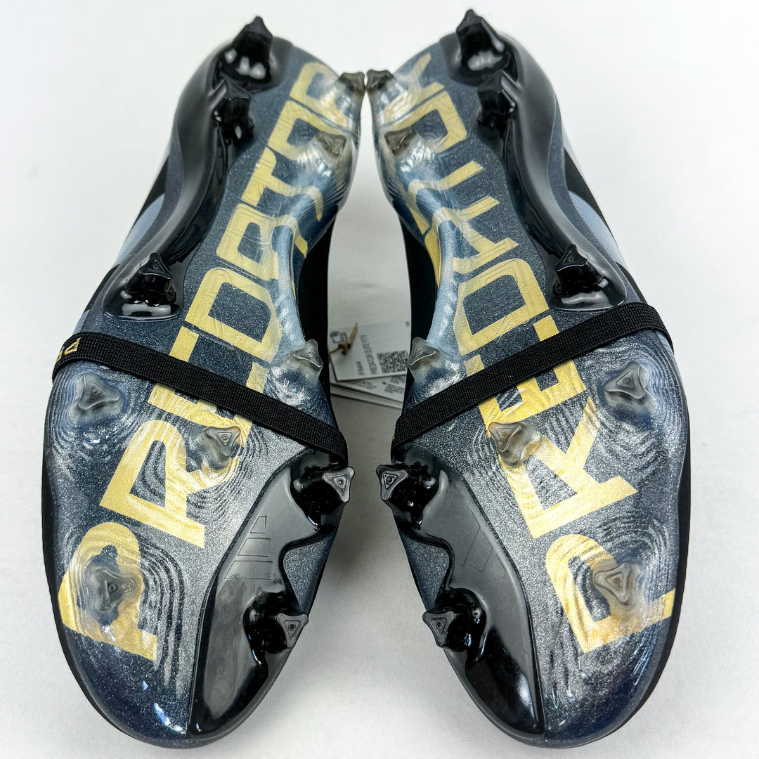Adidas Predator Elite FT Tongue FG - Core Black/Gold Metallic/Carbon *Brand New*