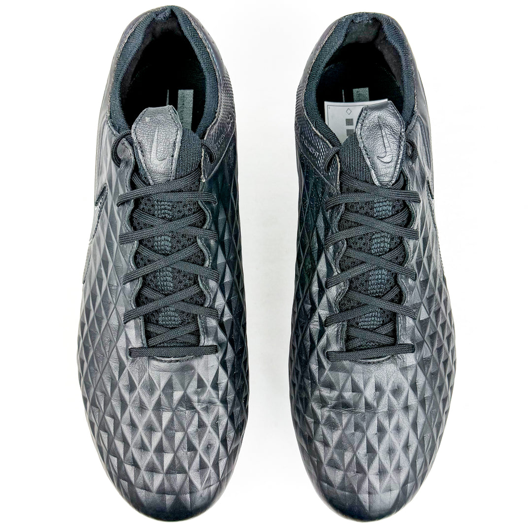 Nike Tiempo Legend VIII Elite Anti-Clog SG-Pro – Black/Kinetic Black *Brand New*