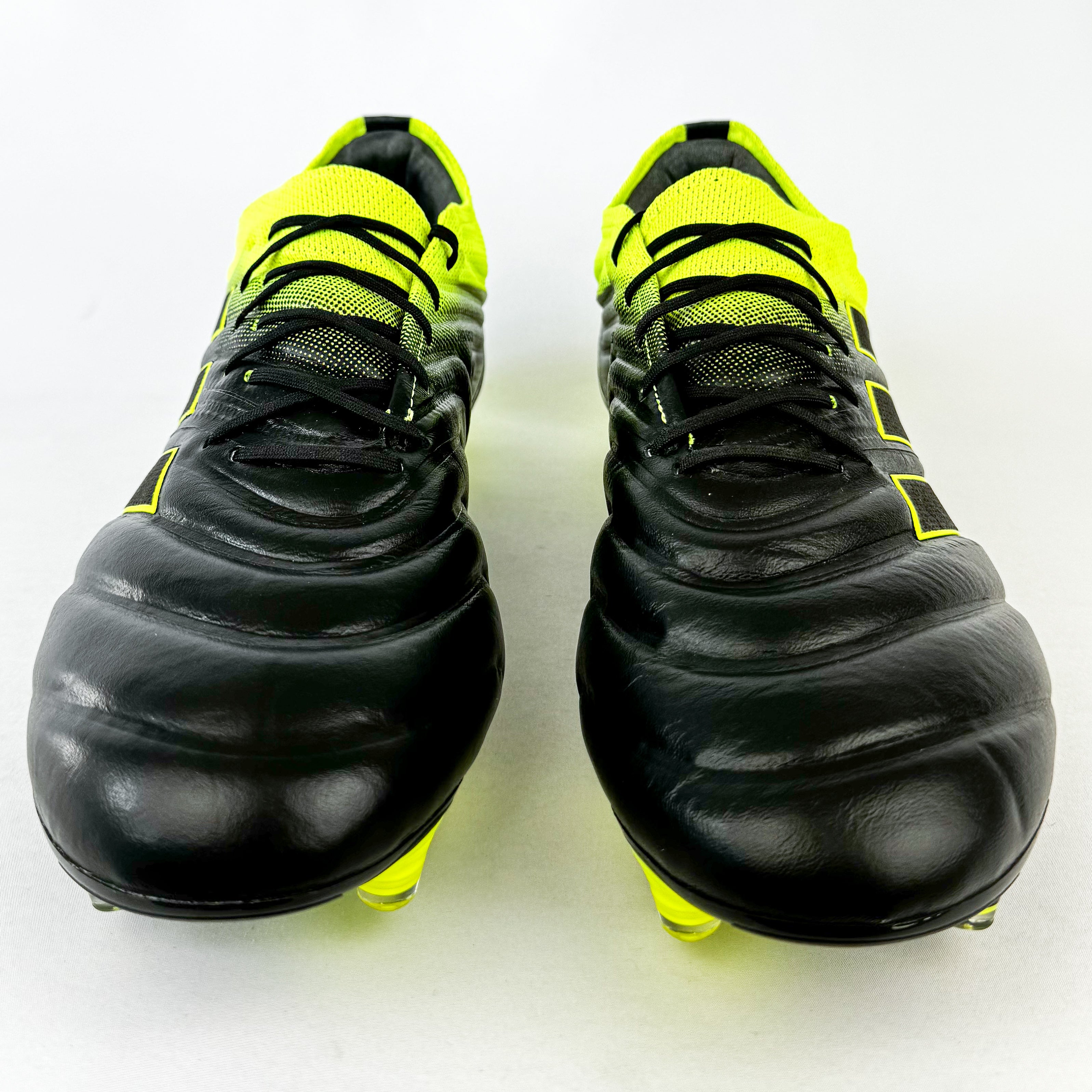 Adidas copa 19.1 black yellow best sale