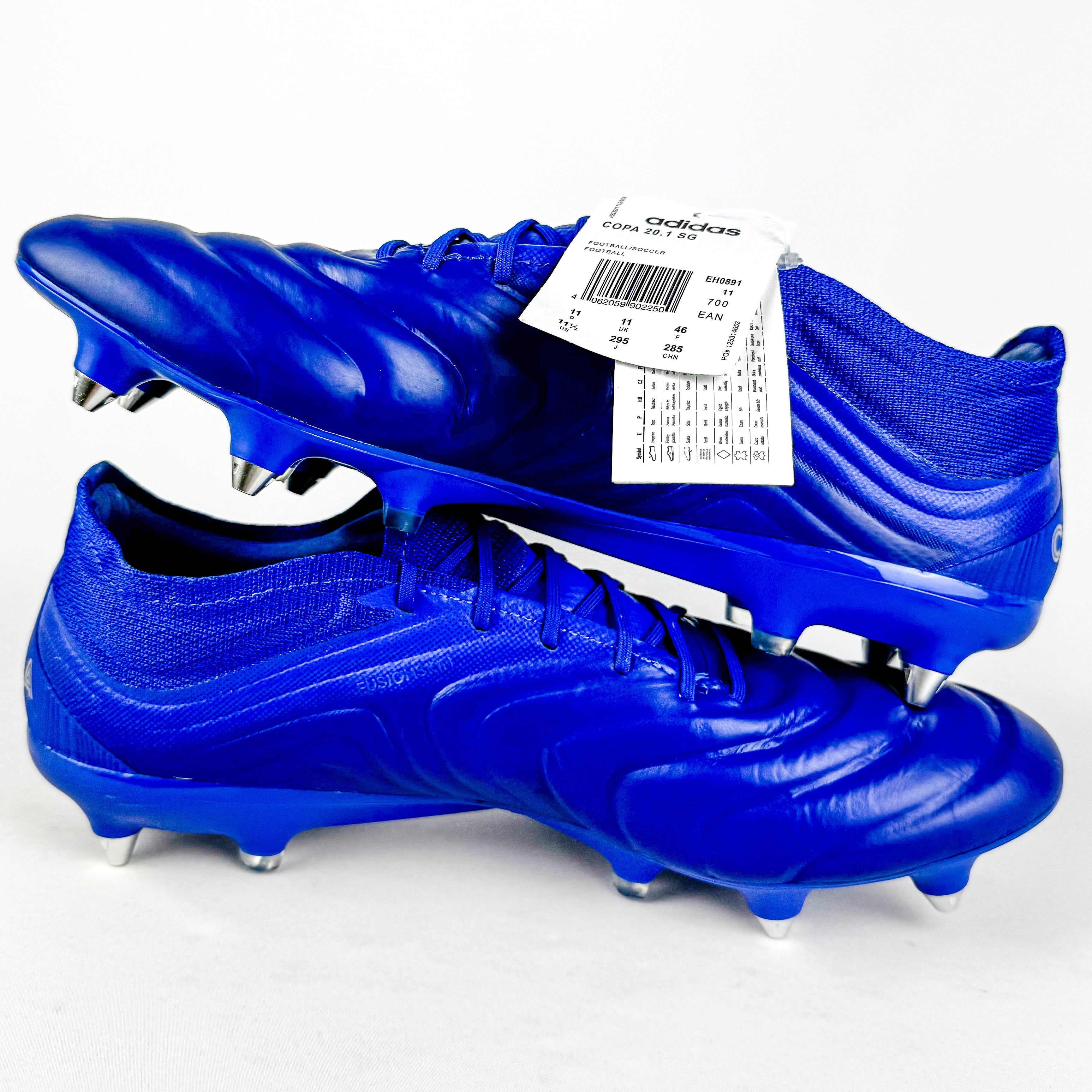 Adidas Copa 20.1 SG - Team Royal Blue/Silver Metallic *Brand New