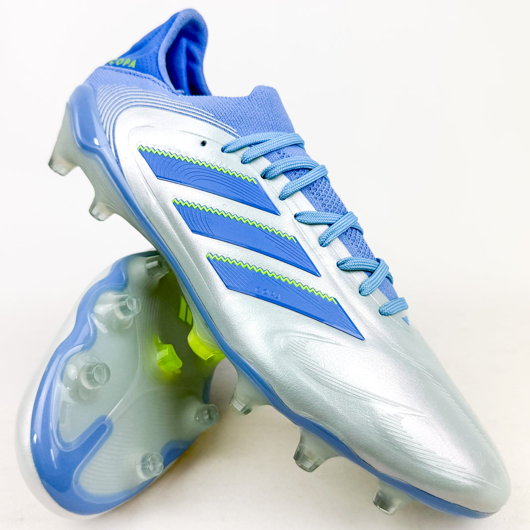 Adidas Copa Pure III Elite FG - Halo Blue/Blue Fusion/Lucid Lemon *Laced Mod*