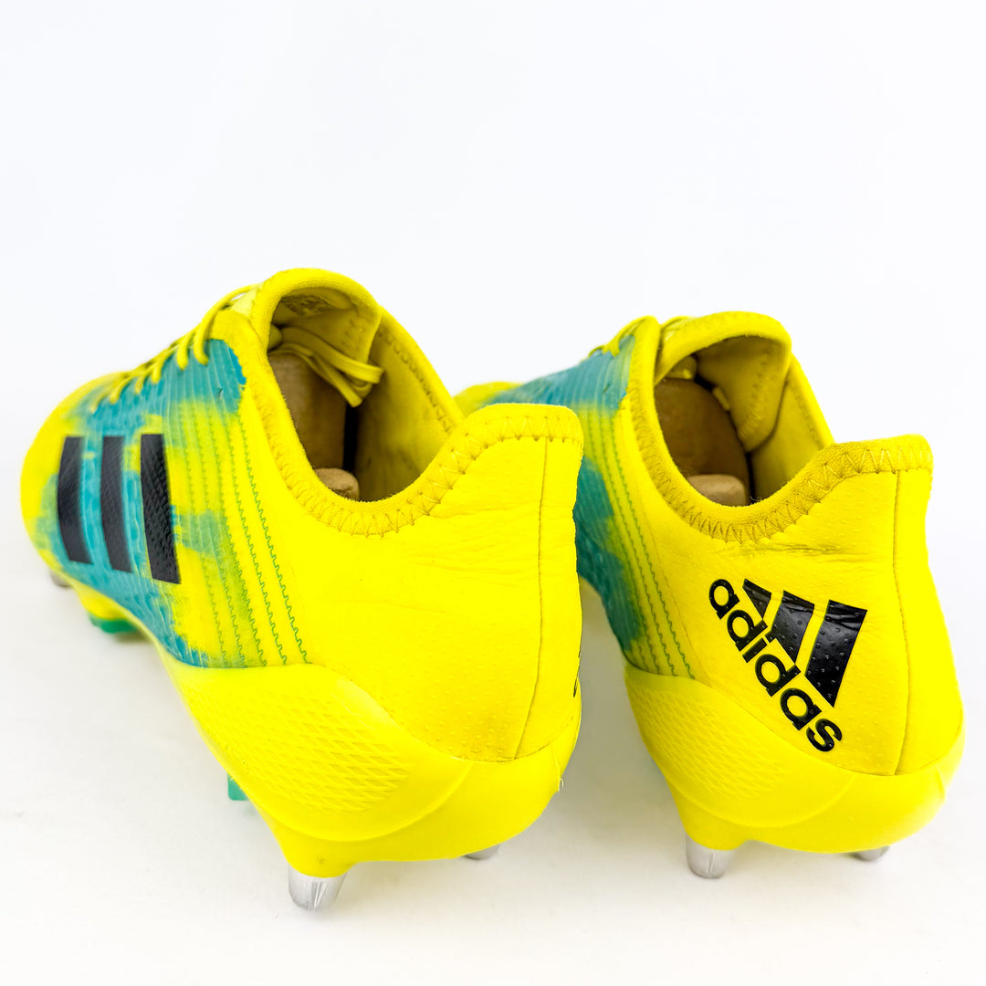 Adidas Predator Malice Control SG - Shock Yellow/Core Black/Hi-Res Aqua *Pre-Owned*