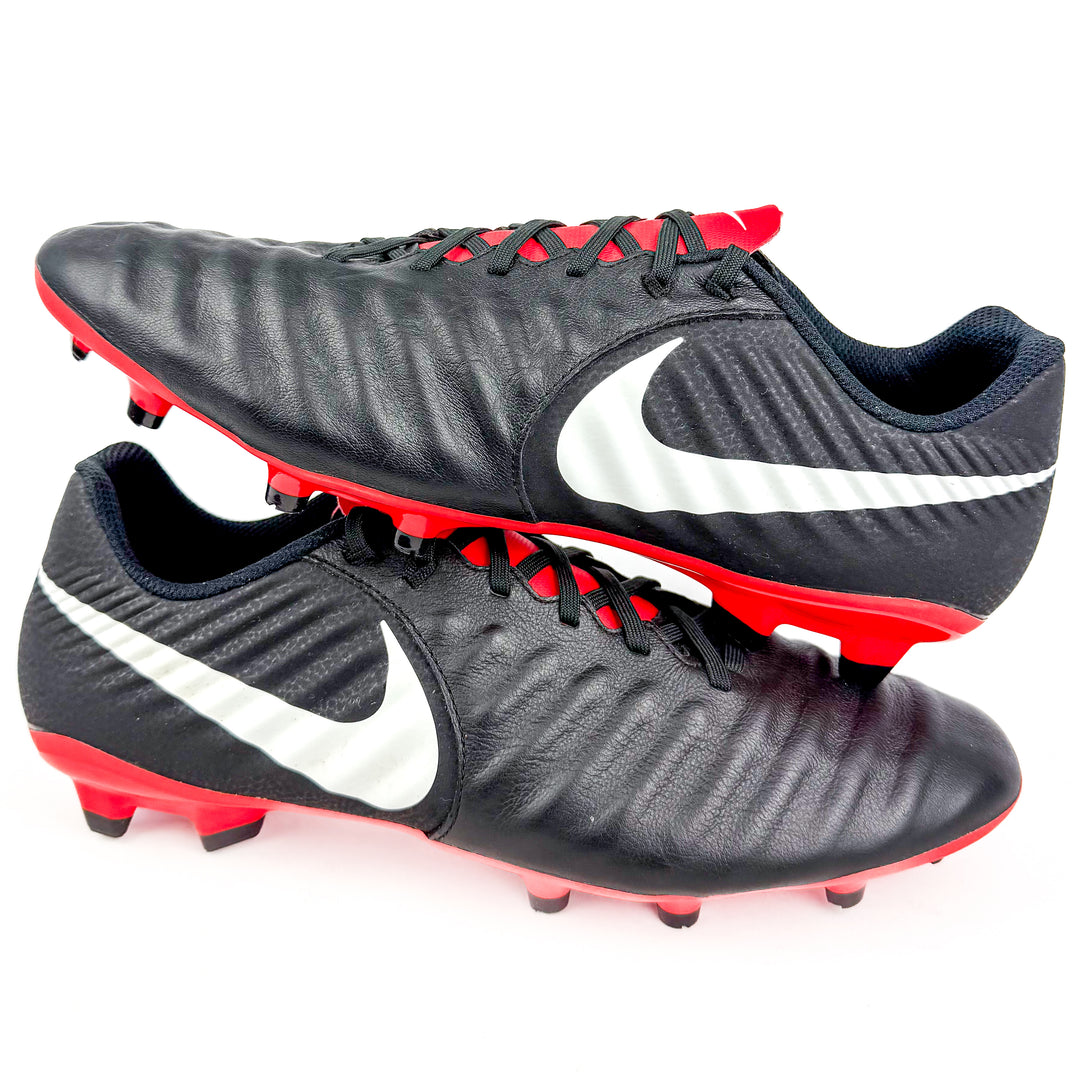 Nike Tiempo VII Academy FG - Black/University Red/White *Brand New*
