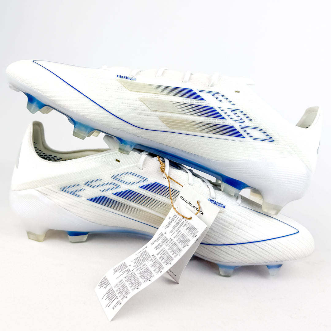Adidas F50 Elite FG - White/Silver Metallic/Bright Royal *In Box*