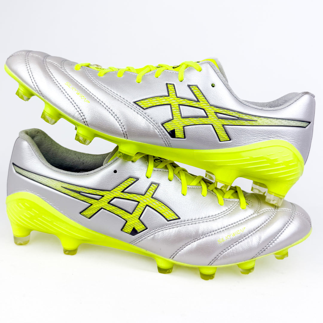 ASICS DS Light X-Fly 6 FG - Cloud Grey/Safety Yellow *Wore Once*