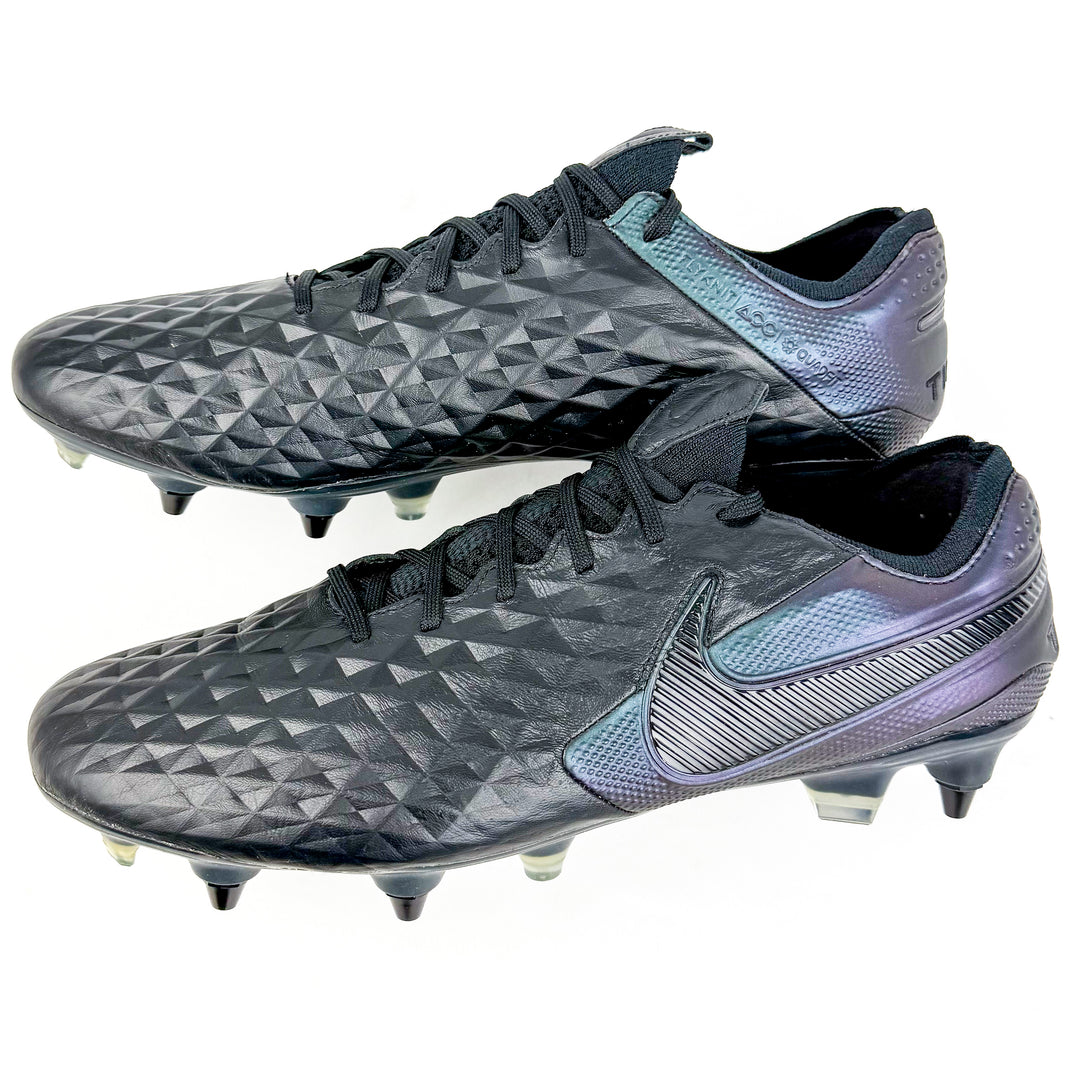 Nike Tiempo Legend VIII Elite Anti-Clog SG-Pro – Black/Kinetic Black *Brand New*