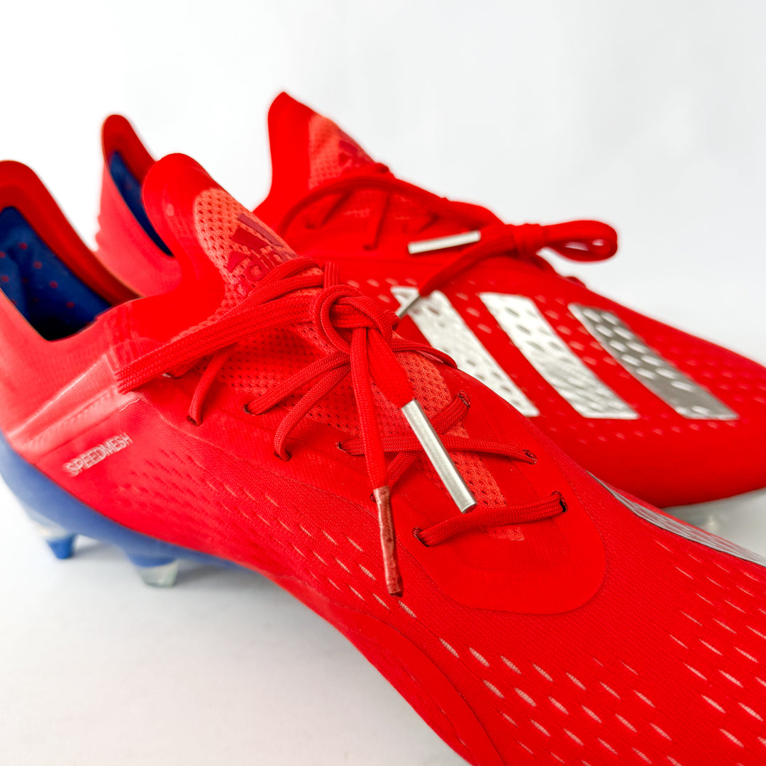Adidas X 18.1 SG - Active Red/Silver Metallic/Bold Blue *Brand New*