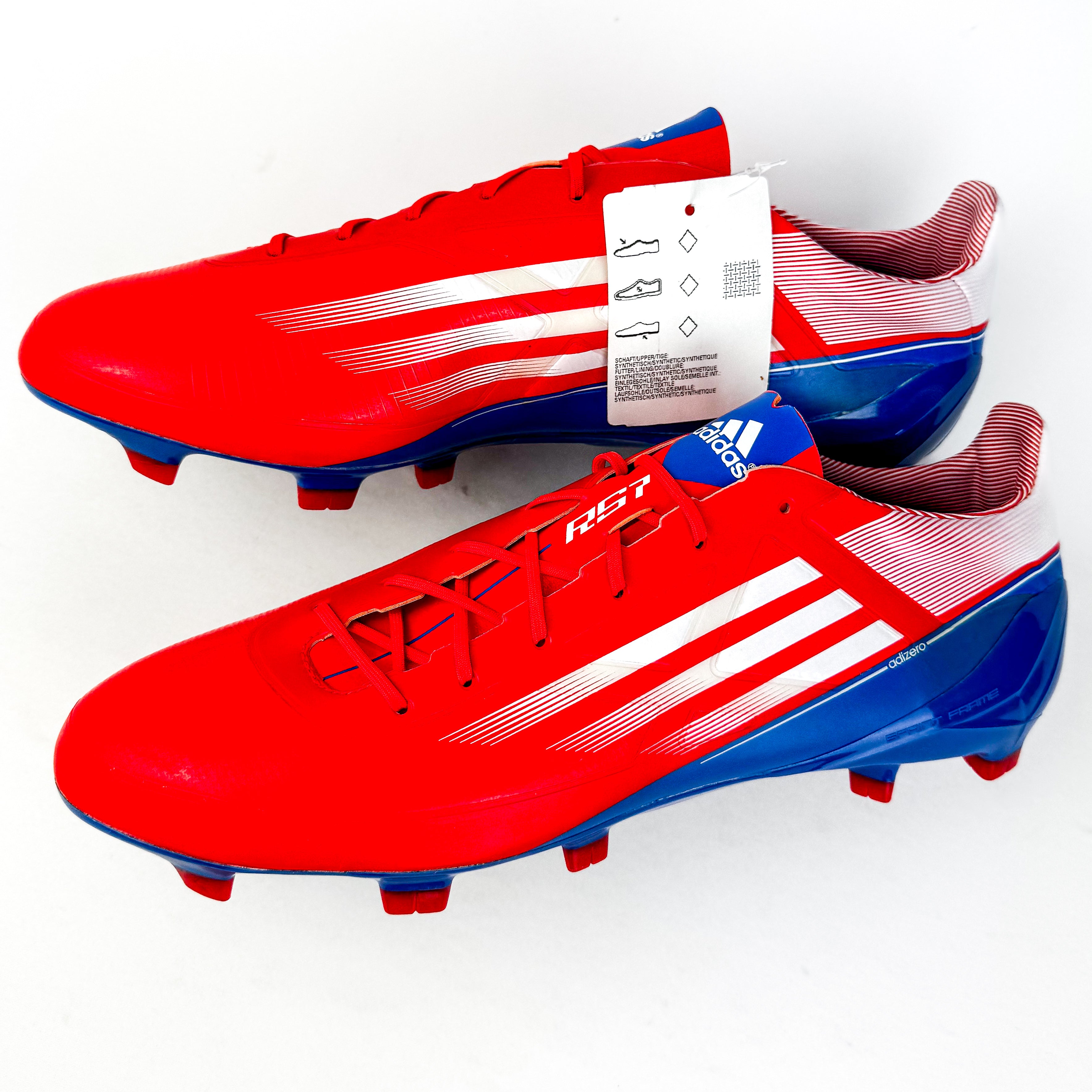 Adidas RS7 Adizero Pro II 2012 FG - Red/Blue/White *Brand New