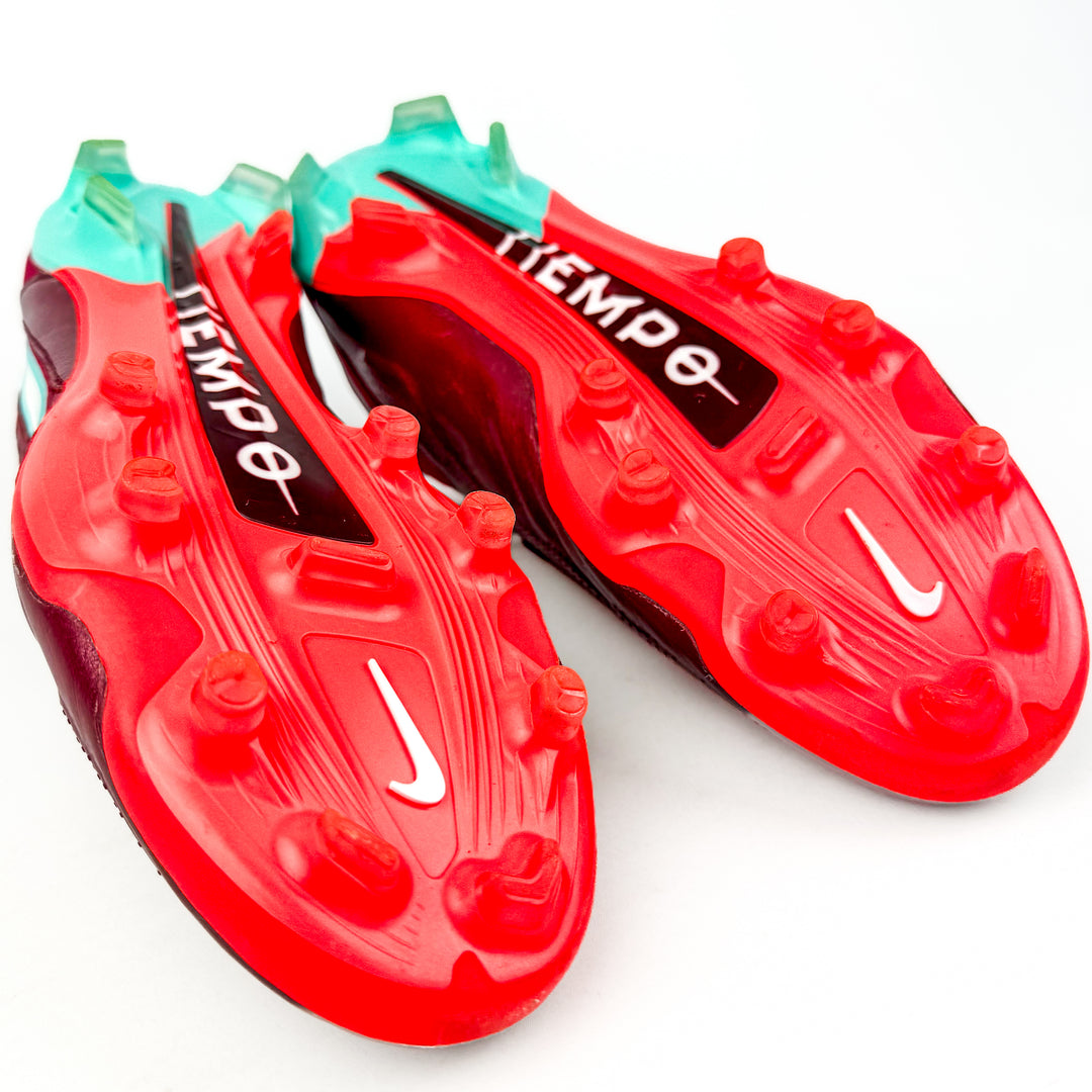 Nike Tiempo Legend 9 Elite FG - Team Red/Mystic Hibiscus/Bright Crimson/White *Pre-Owned*