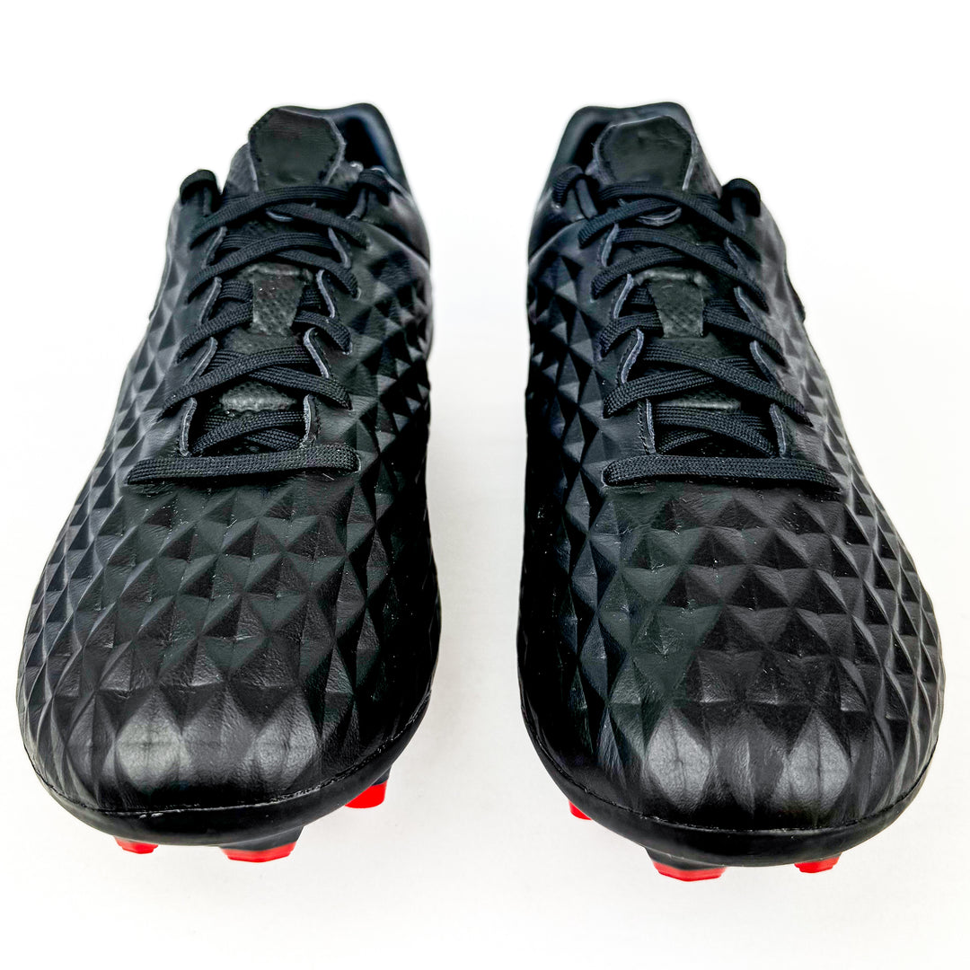 Nike Tiempo Legend VIII Pro FG - Black/Dark Smoke Grey/Chile Red *In Box*