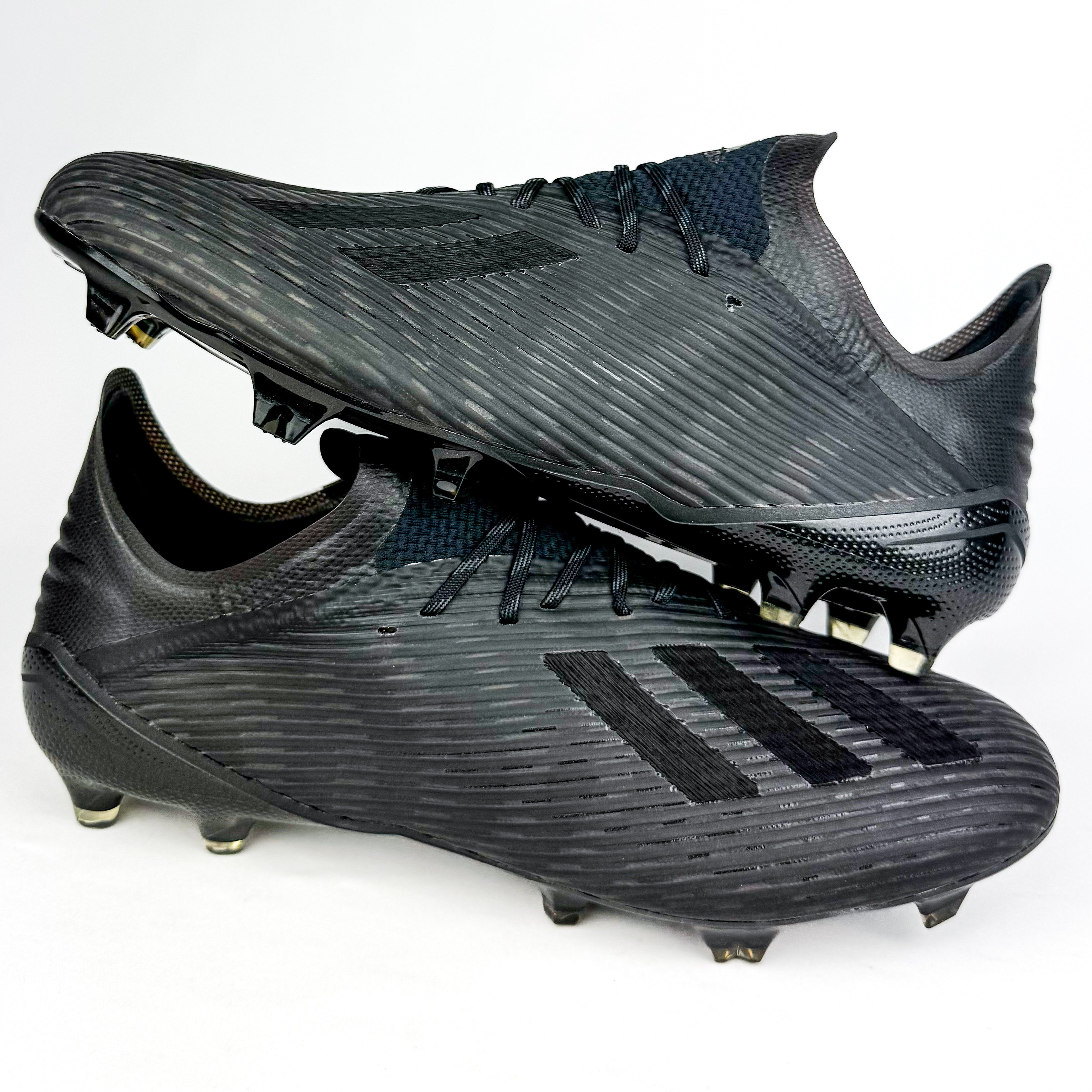 Adidas X 19.1 FG - Core Black/Utility Black/Silver Metallic *In