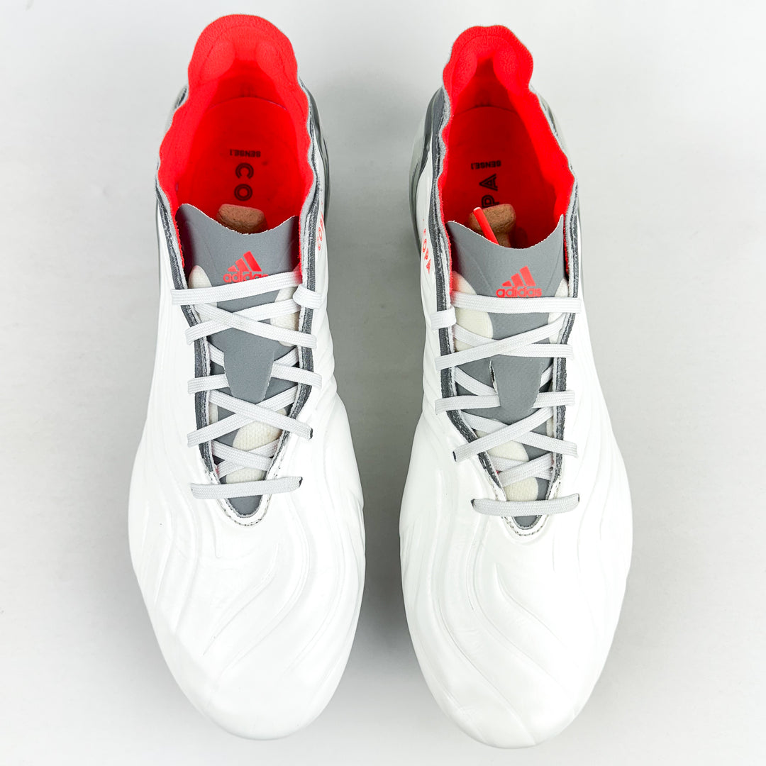 Adidas Copa Sense .1 SG - White/Solar Red/Iron Metallic *Wore Once*