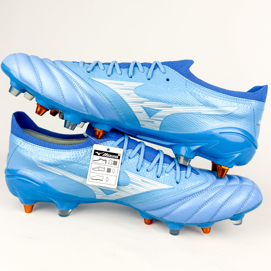 Mizuno Morelia Neo IV Beta Elite SG  - Celeste Blue/White/Ultra Marine *In Box*