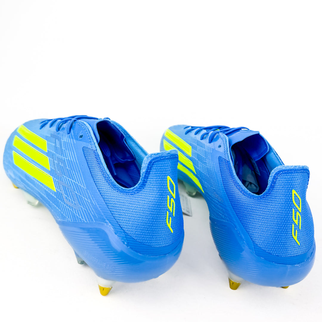 Adidas F50 Elite SG - Lucid Ray Blue/Team Solar Yellow/Lucid Aquamarine *In Box*