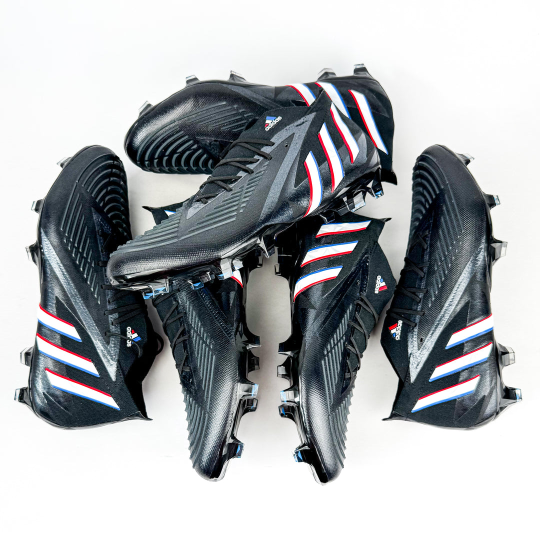 Adidas Predator Edge .1 FG - Core Black/White/Vivid Red/Bold Blue *Brand New*