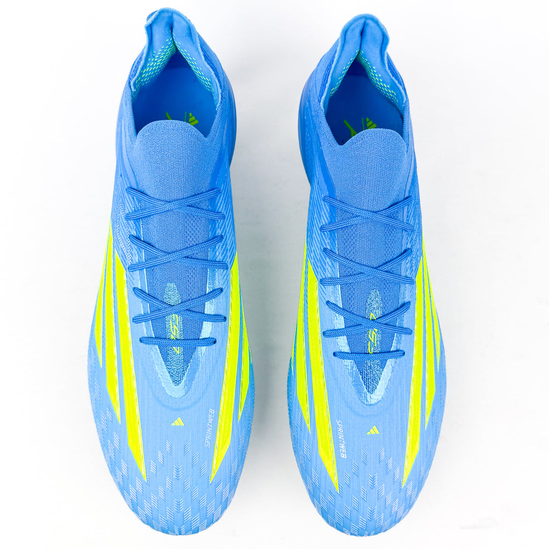 Adidas F50 Elite SG - Lucid Ray Blue/Team Solar Yellow/Lucid Aquamarine *Laced Mod*