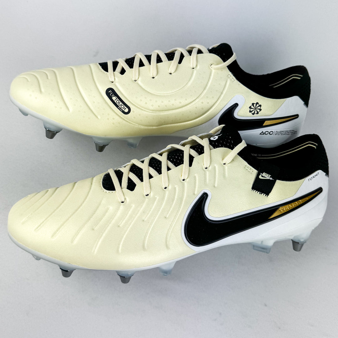Nike Tiempo Legend 10 Elite SG-Pro  - Lemonade/Metallic Gold Coin/Black *In Box*
