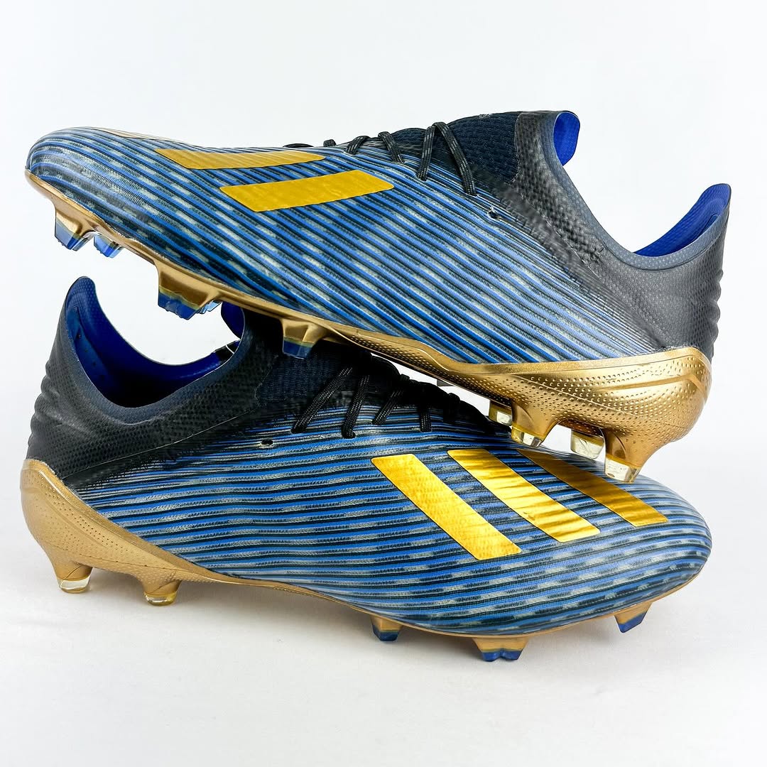 Adidas X 19.1 FG - Football Blue/Gold Metallic/Black *Brand New*