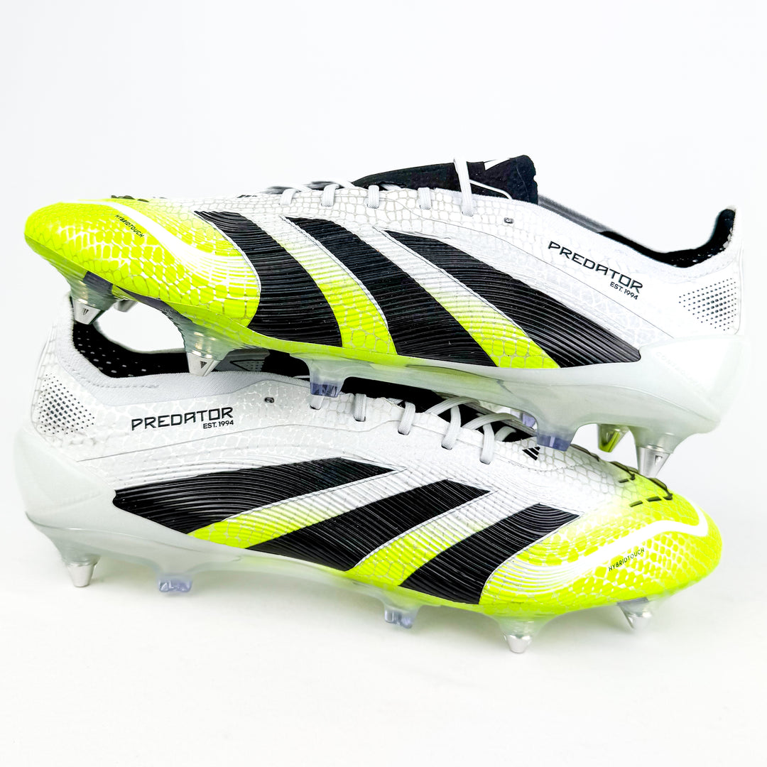 Adidas Predator Elite SG - White/Core Black/Lucid Lemon *In Box*