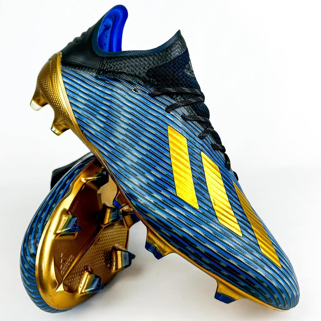 Adidas X 19.1 FG - Football Blue/Gold Metallic/Black *Brand New*