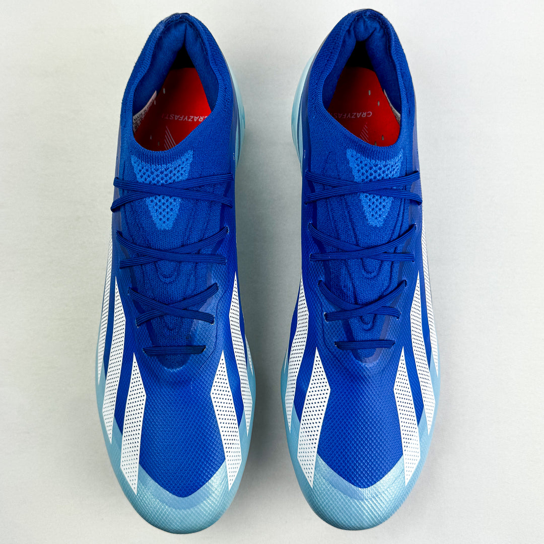 Adidas X Crazyfast .1 FG - Bright Royal/White/Solar Red *Brand New*