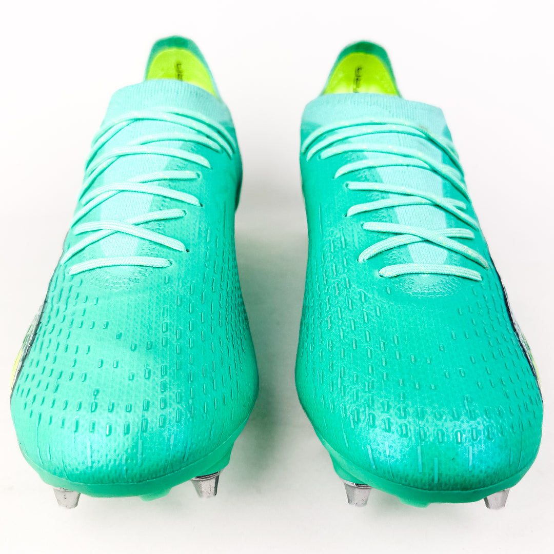 Puma Ultra Ultimate SG - Peppermint/Fast Yellow/White *Brand New*