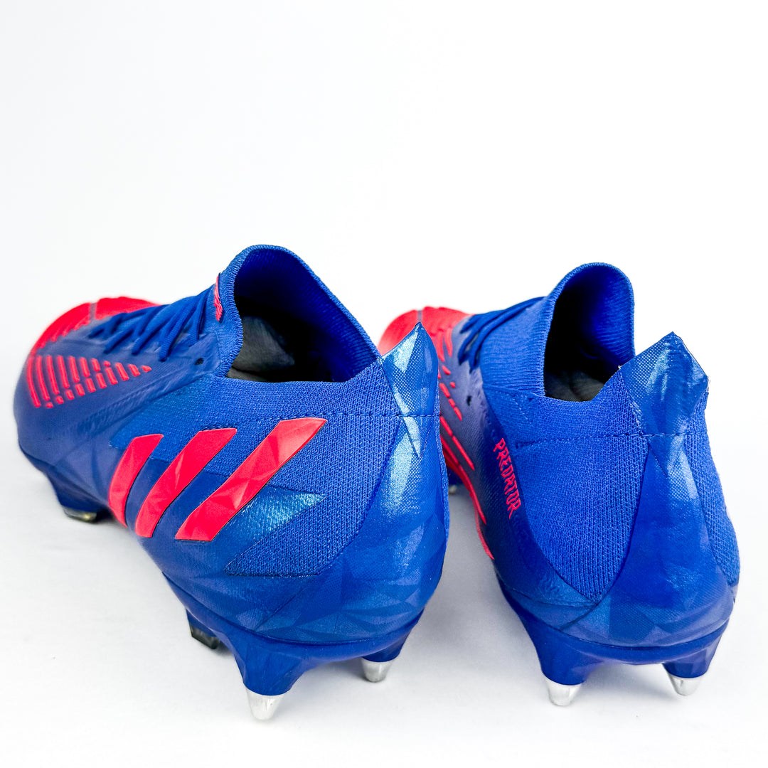 Adidas Predator Edge .1 Low SG - Hi-Res Blue/Turbo *Pre-Owned*