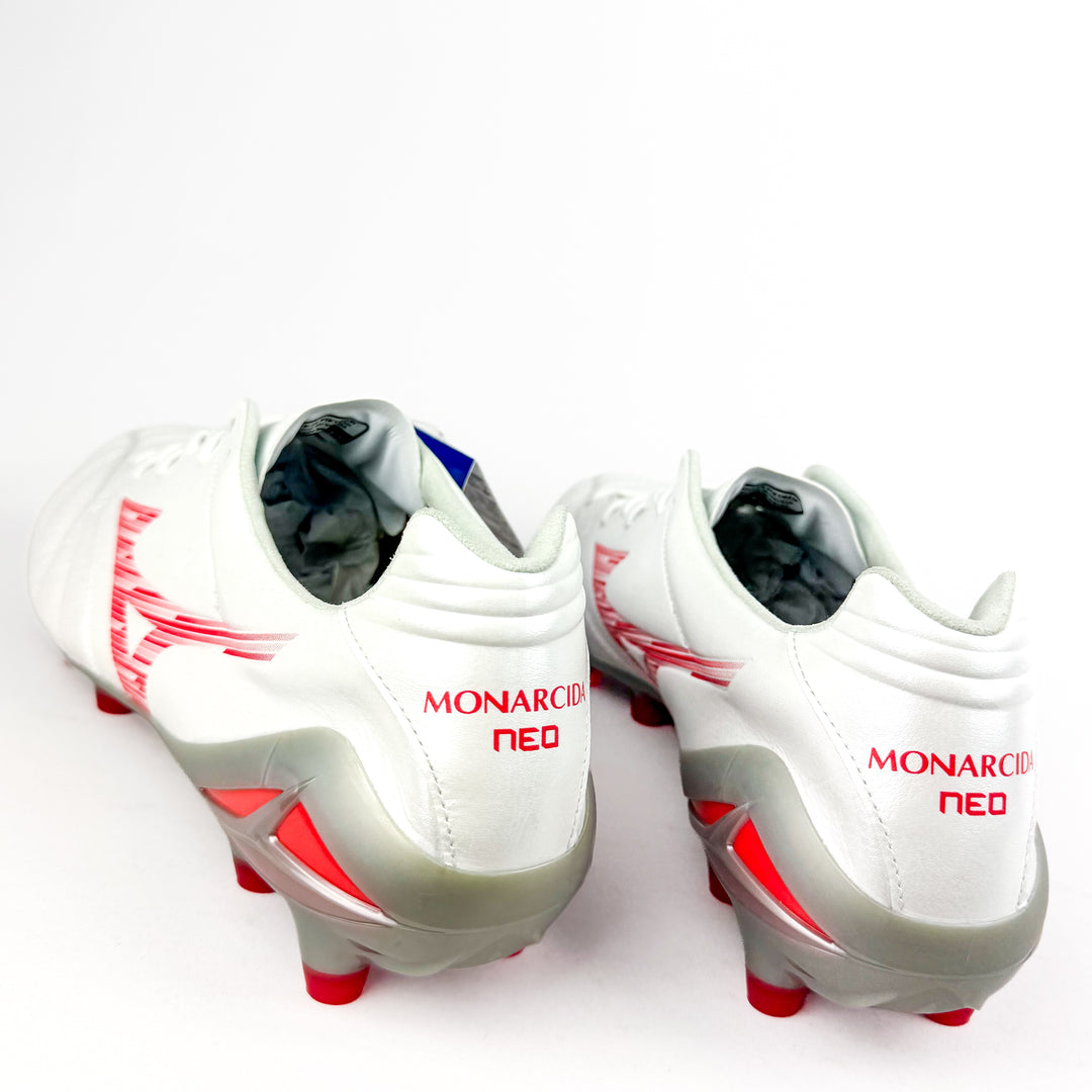 Mizuno Monarcida Neo III Elite FG - Super White Pearl/Red *In Box*