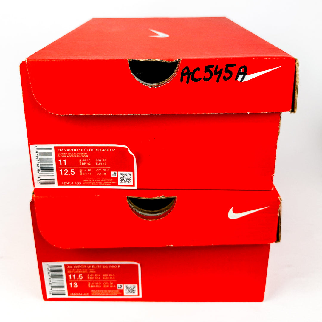 Nike Air Zoom Mercurial Vapor 16 Elite SG-Pro - Glacier Blue/Blue Orbit *In Box*
