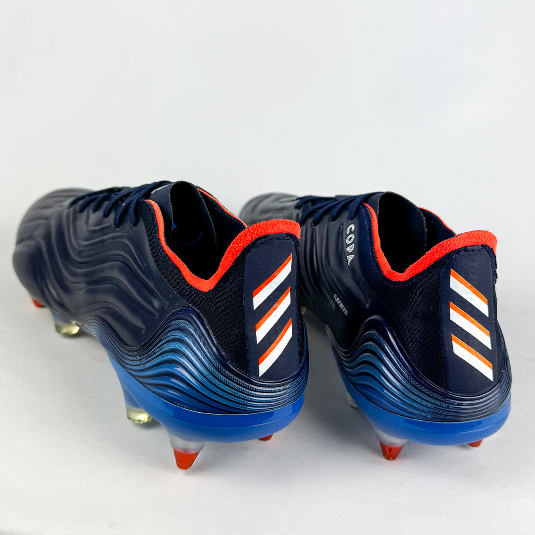 Adidas Copa Sense .1 SG - Team Navy Blue/White/Blue Rush/Orange *Wore Once*