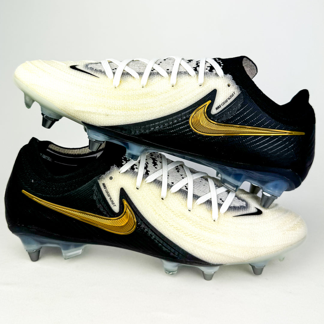 Nike Phantom GX II Elite SG-Pro - Player Edition - White/Metallic Gold Coin/Black *In Box*