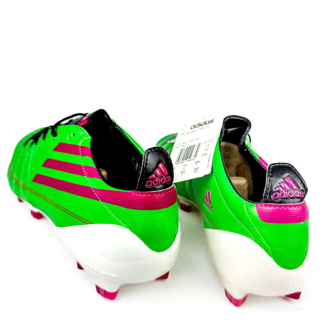 Adidas F50 Adizero Leather TRX FG 2010 - Intense Green/Pink/Black *Brand New*