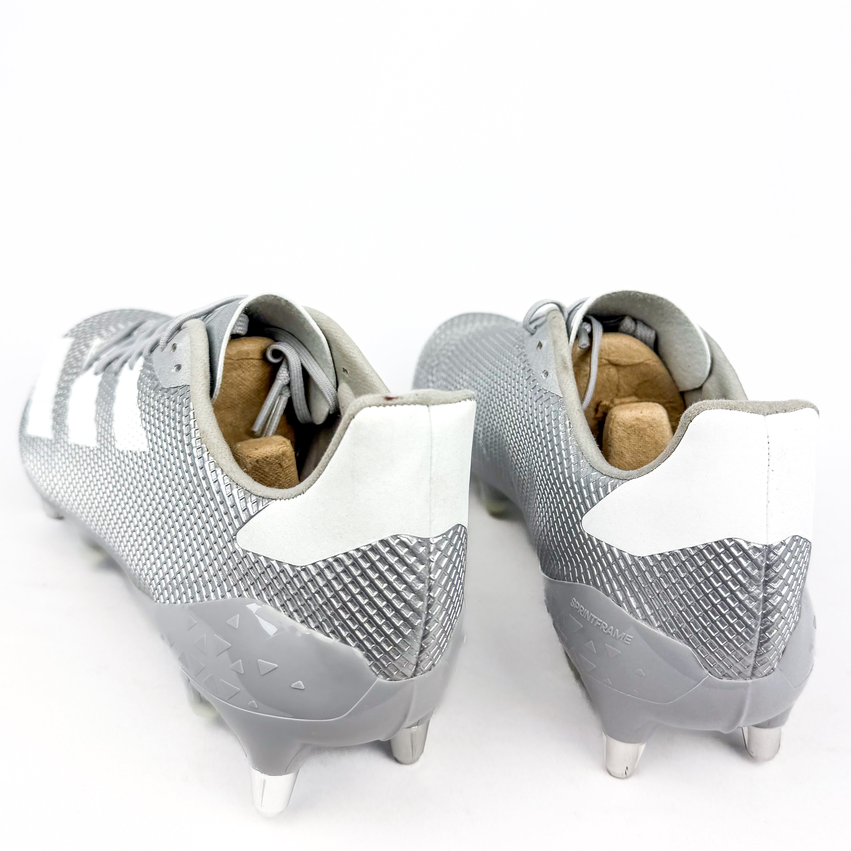 Adidas Adizero RS7 SG - Silver Metallic/White/Grey *As New* – PM Boots